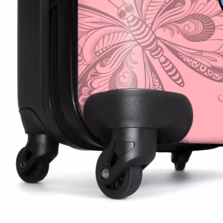 Valise avec nom - Papillon bubblegum — 6