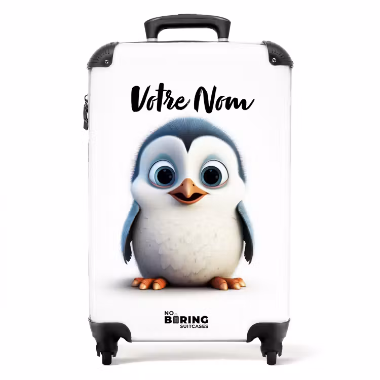 Valise avec nom - Philippe le pingouin — 1