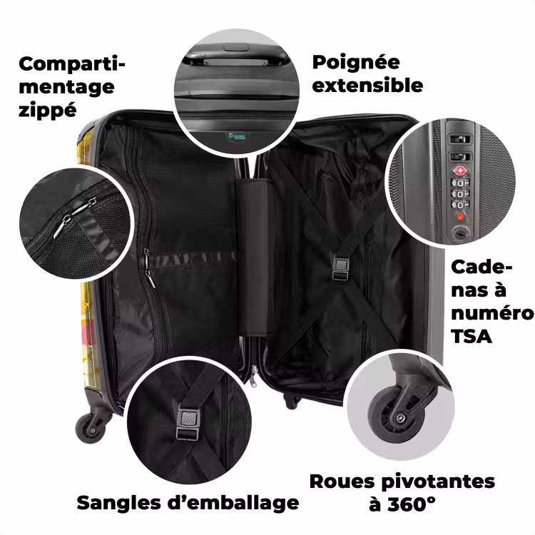 Valise avec nom - Piña colada — 3