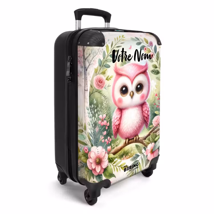 Valise avec nom - Raphaël rose — 2