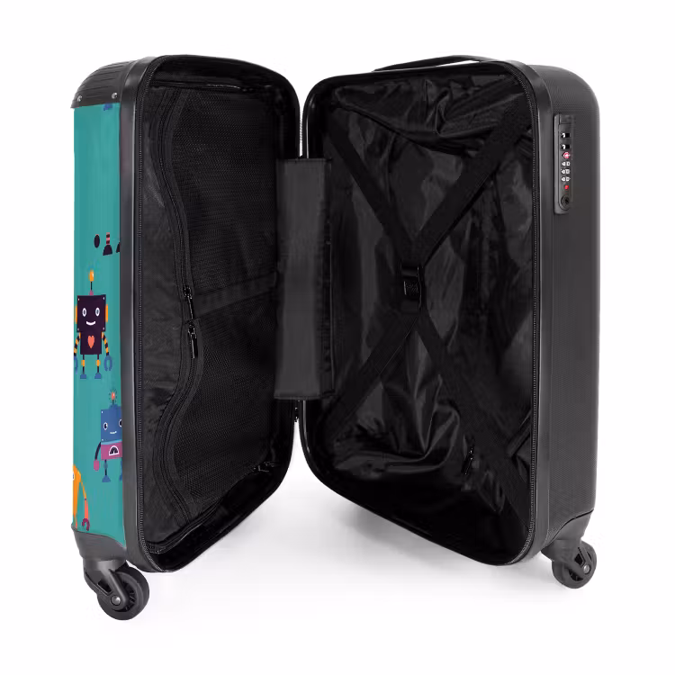 Valise avec nom - Rave robotique — 4
