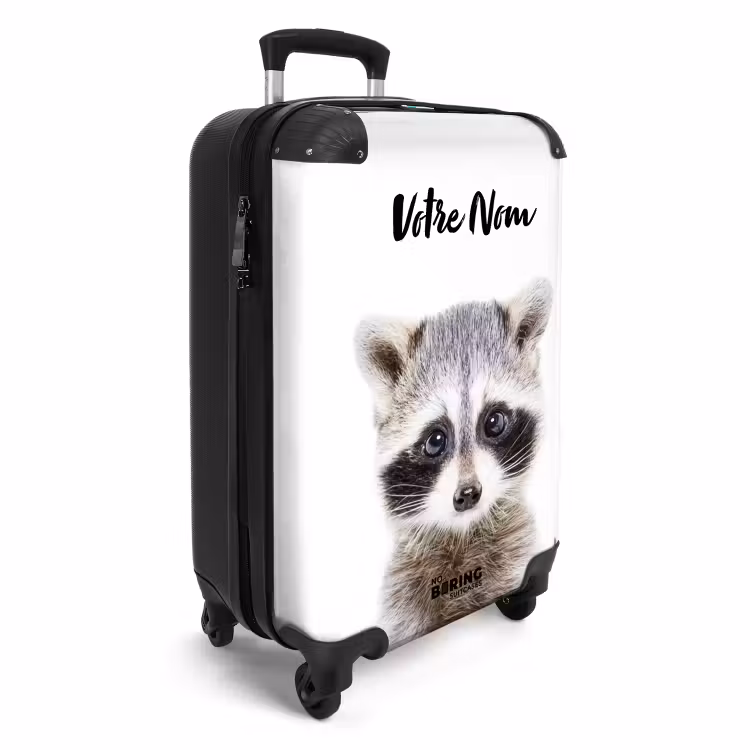 Valise avec nom - René le raton laveur — 2