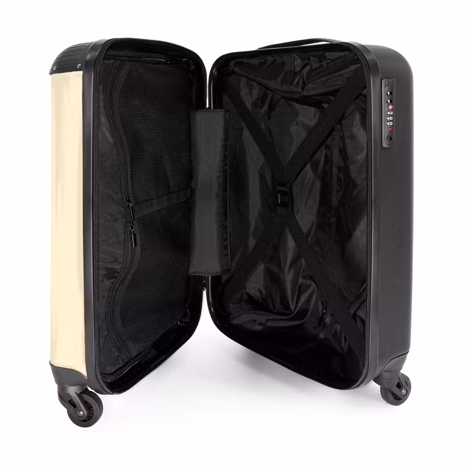 Valise avec nom - Chien lisant le journal — 1