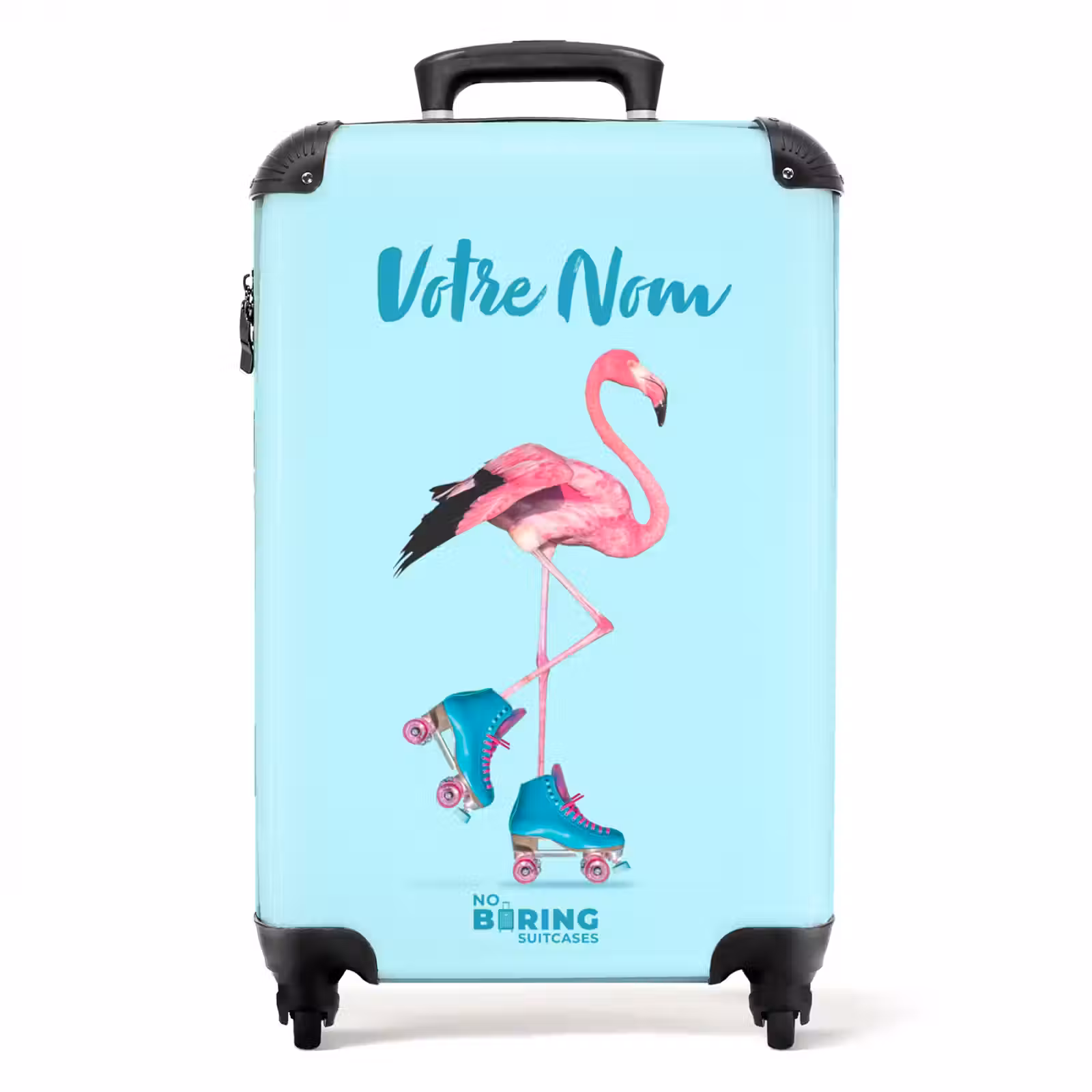 Valise avec nom - Flamant éclatant — 1
