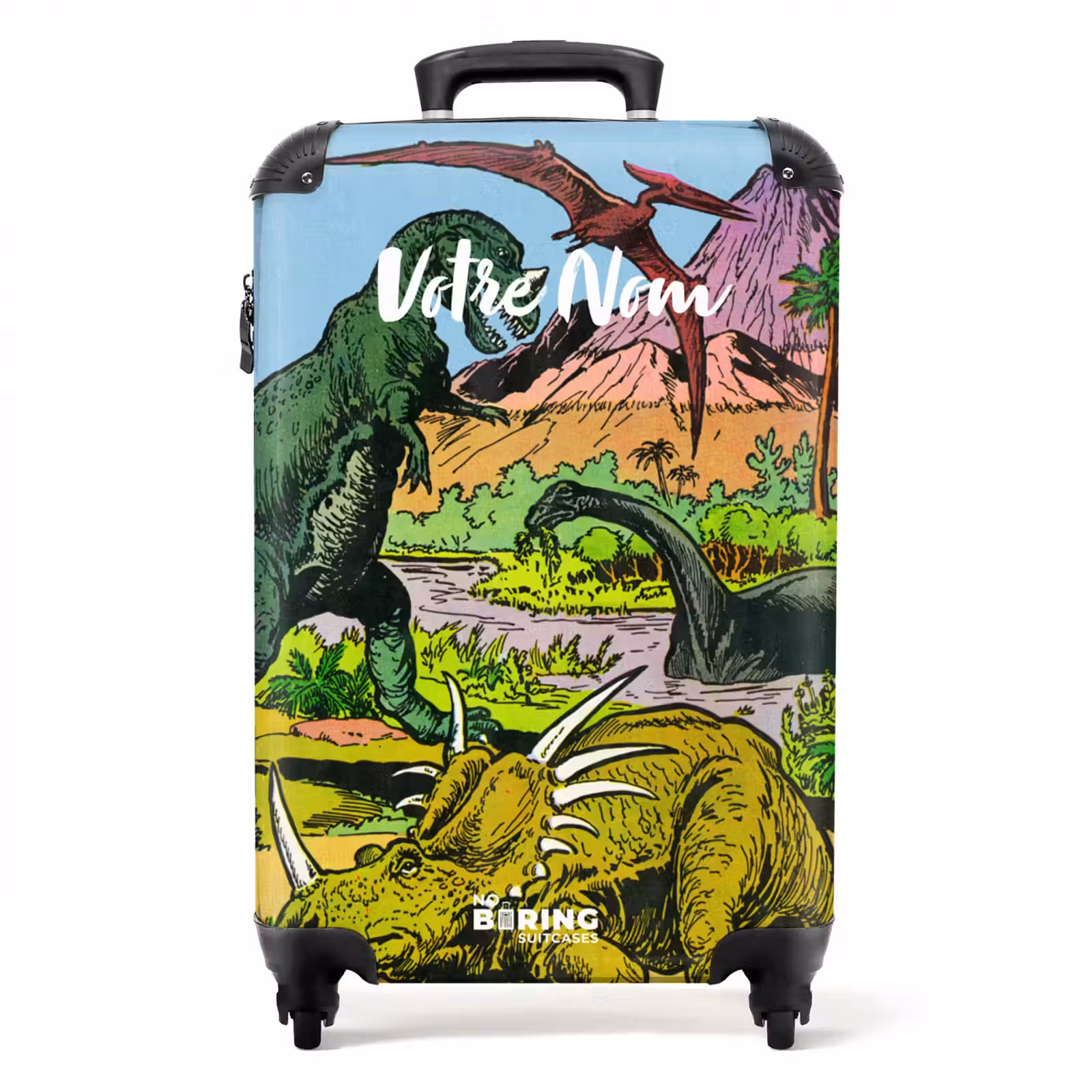 Valise avec nom - Jungle jurassique — 1
