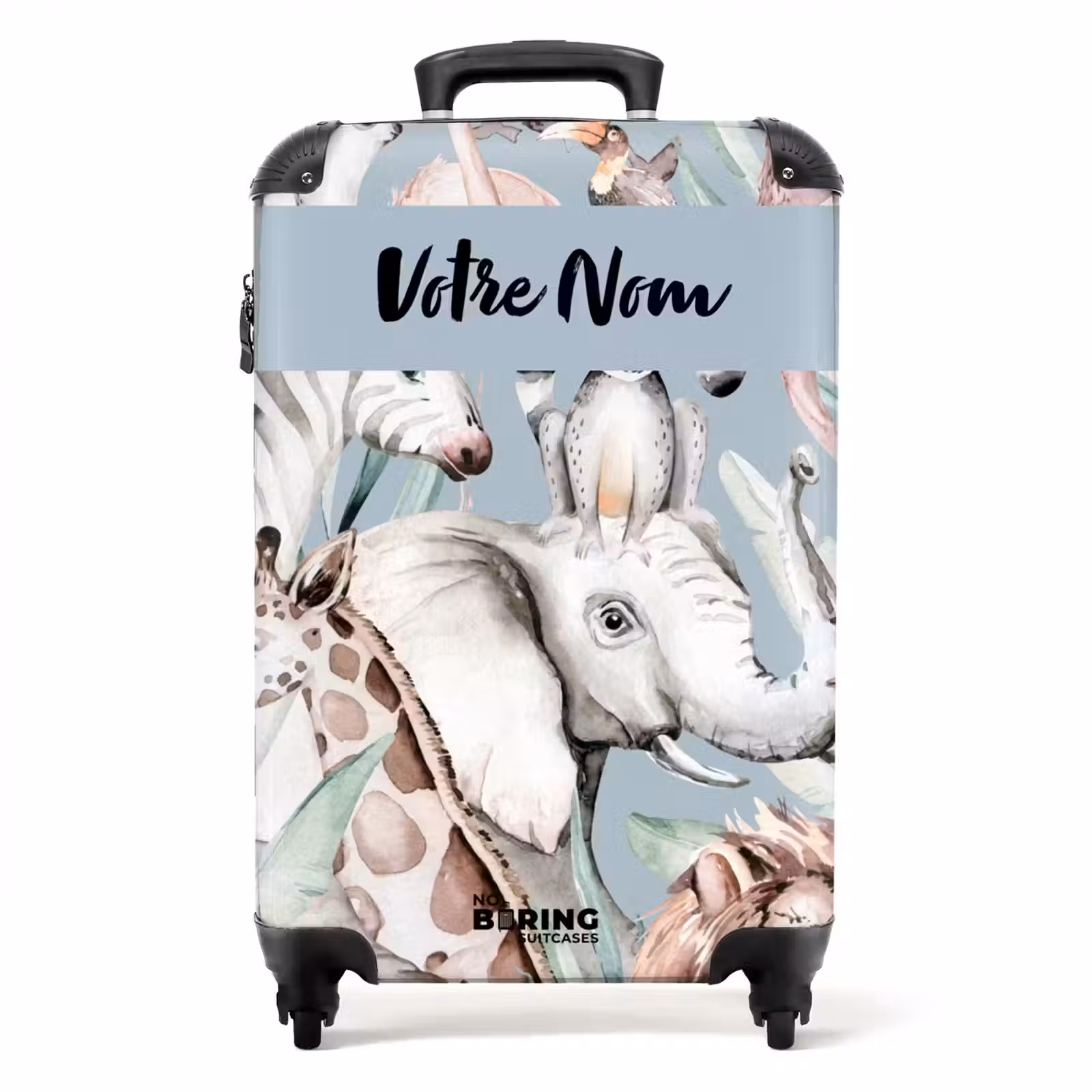 Valise avec nom - Jungle pastel — 1