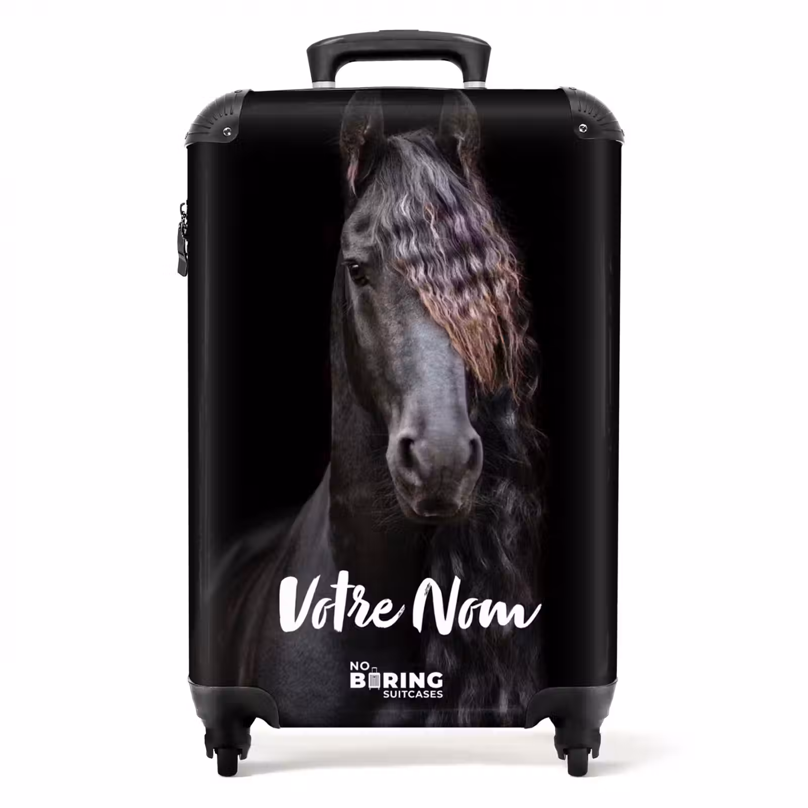 Valise avec nom - Élégance ébène — 1