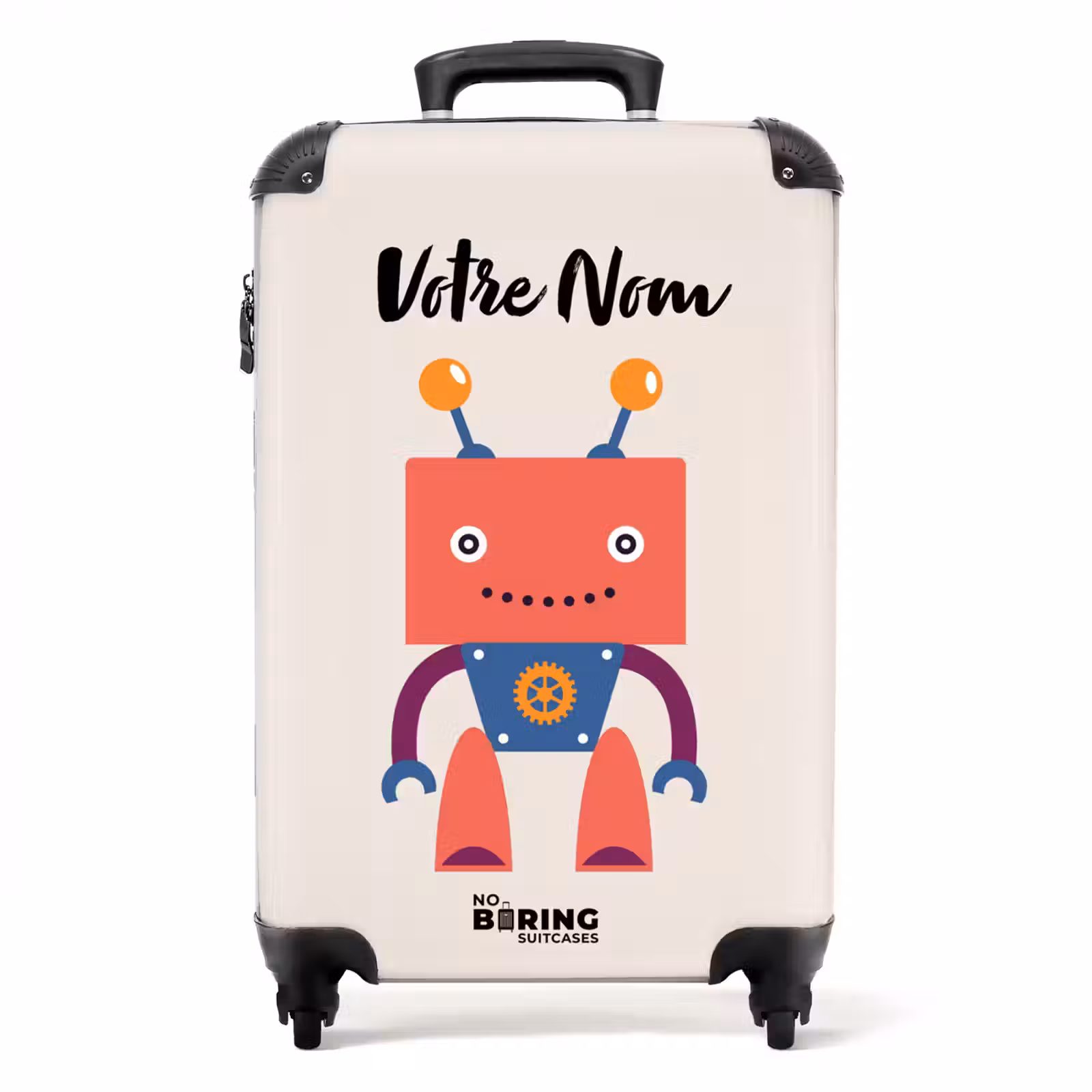 Valise avec nom - Robot bizarre — 1
