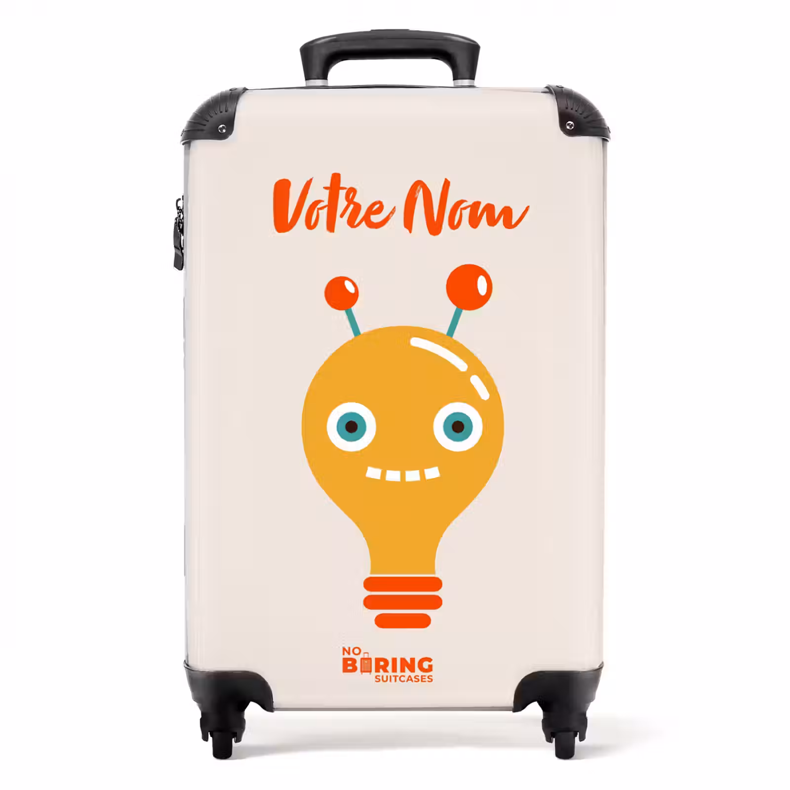 Valise avec nom - Robot brillant — 1