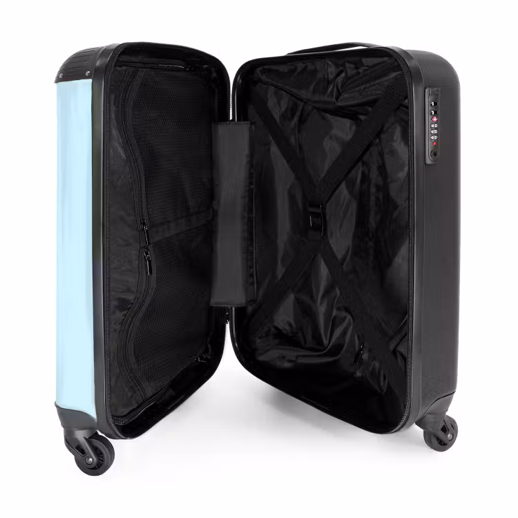 Valise avec nom - Autruche bleue Aimee — 4
