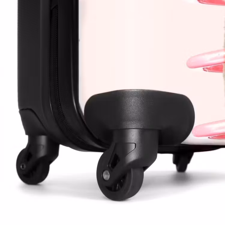 Valise avec nom - Autruche rose Antoine — 6