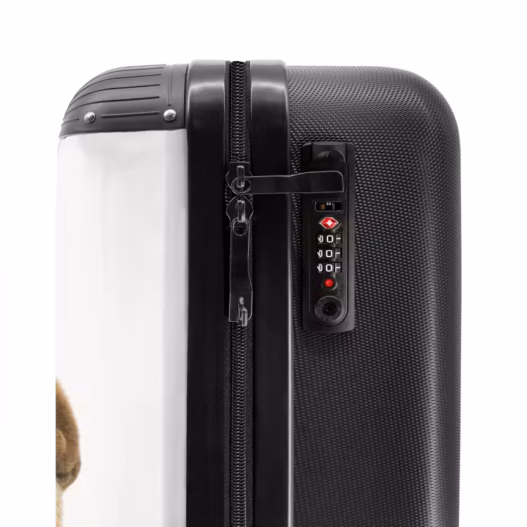 Valise avec nom - Chien au visage boudeur — 5