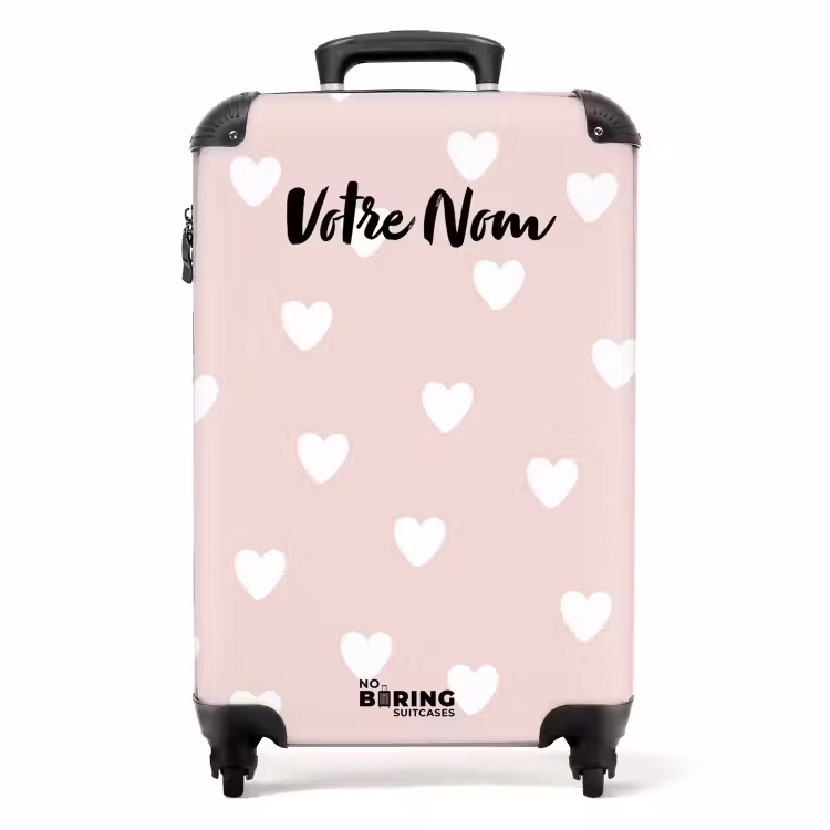 Valise avec nom - Cœurs tendres — 1