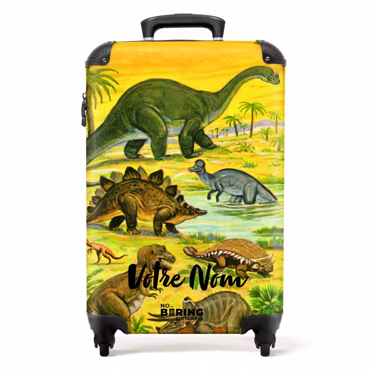 Valise avec nom - Domaine des dinosaures — 1