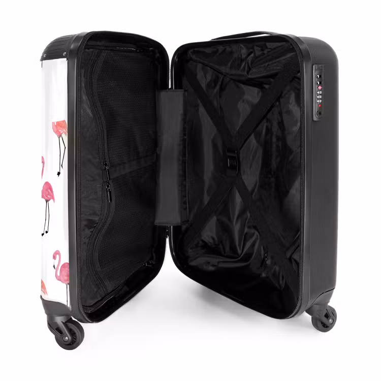 Valise avec nom - Fête de flamants — 4