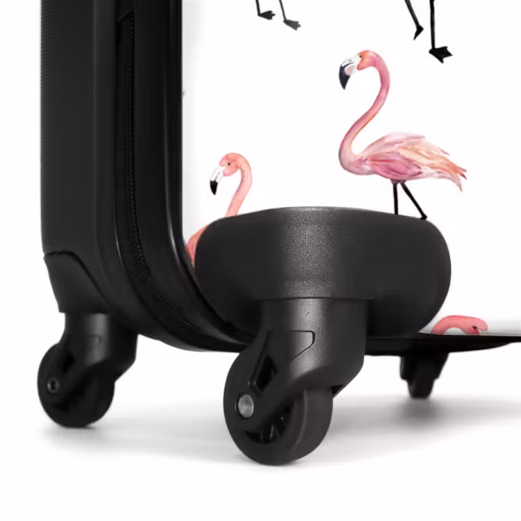 Valise avec nom - Fête de flamants — 6