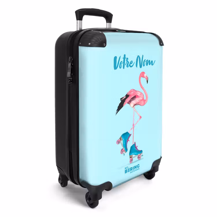 Valise avec nom - Flamant éclatant — 2