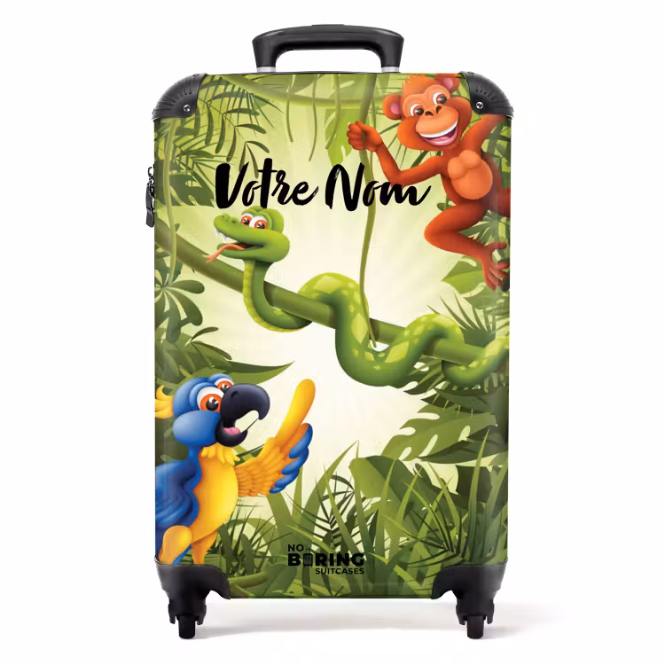 Valise avec nom - Jungle joyeuse — 1