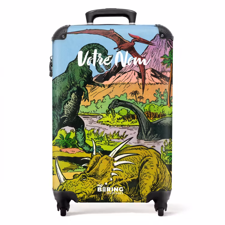 Valise avec nom - Jungle jurassique — 1