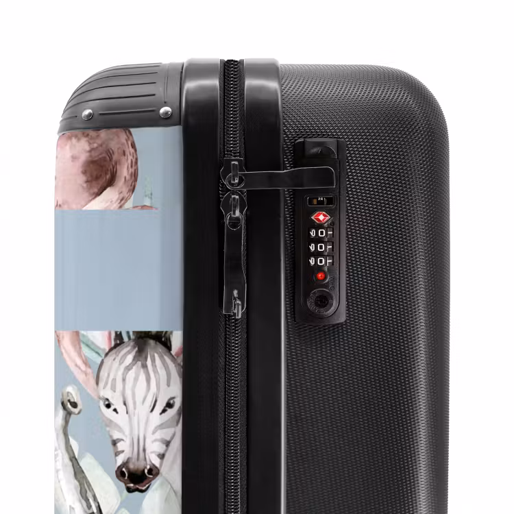 Valise avec nom - Jungle pastel — 5