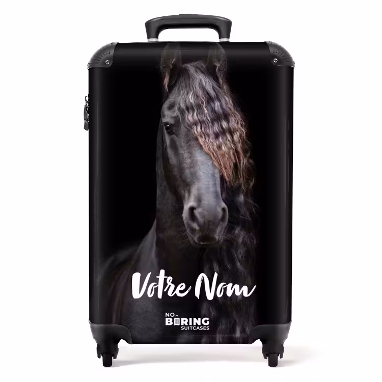 Valise avec nom - Élégance ébène — 1