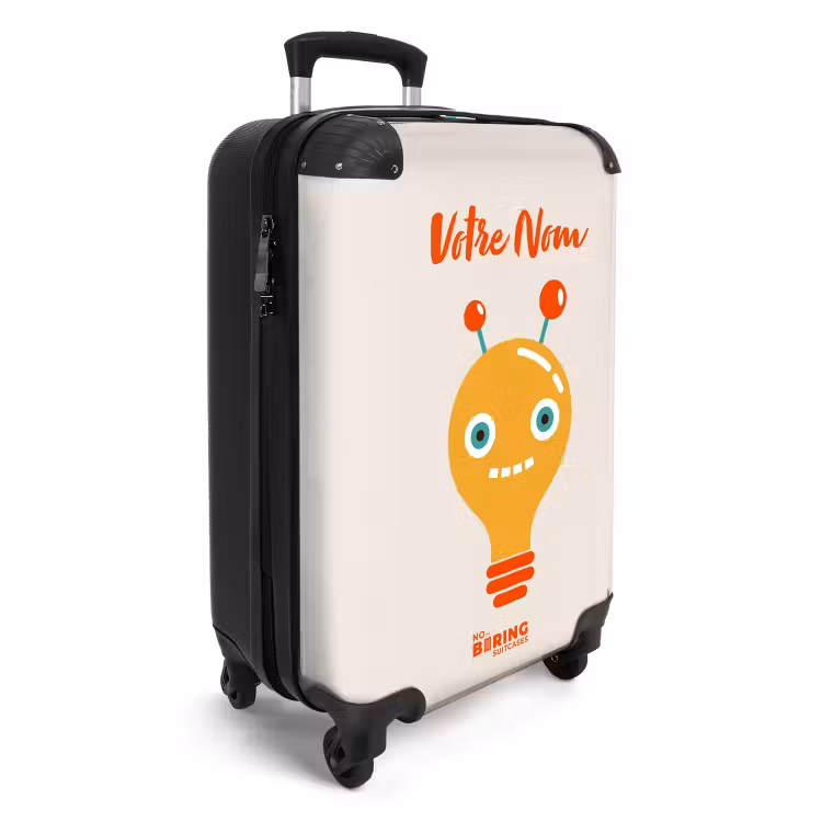 Valise avec nom - Robot brillant — 2