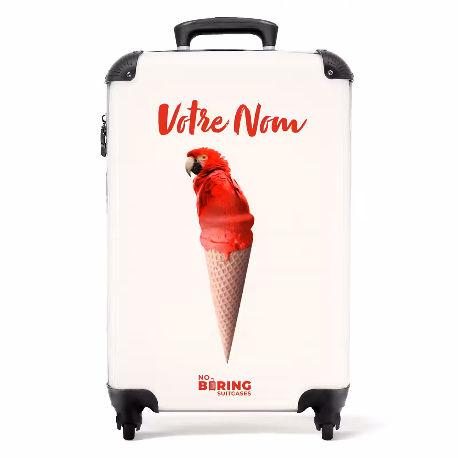 Valise avec nom - Cornet de perroquet — 1