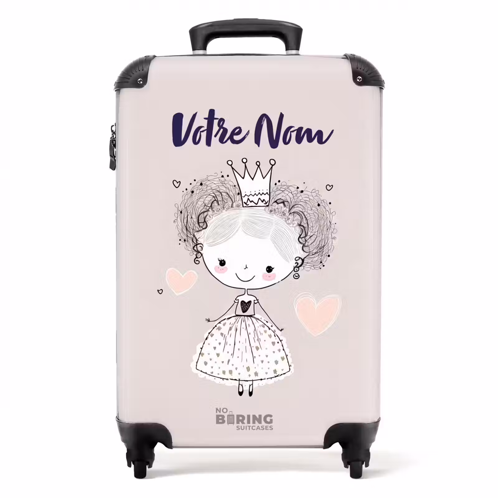 Valise avec nom - Princesse aux boucles — 1