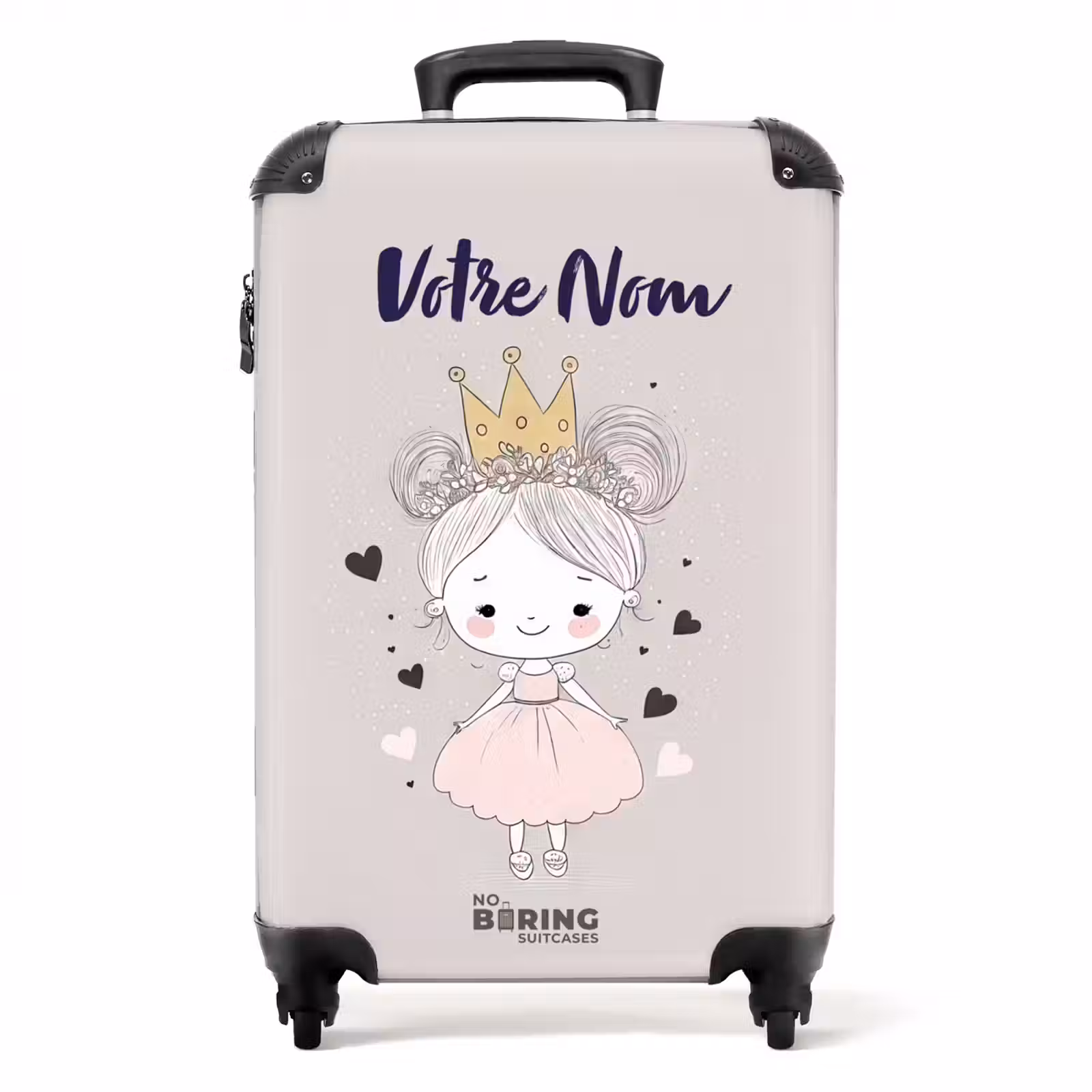 Valise avec nom - Princesse aux chignons — 1