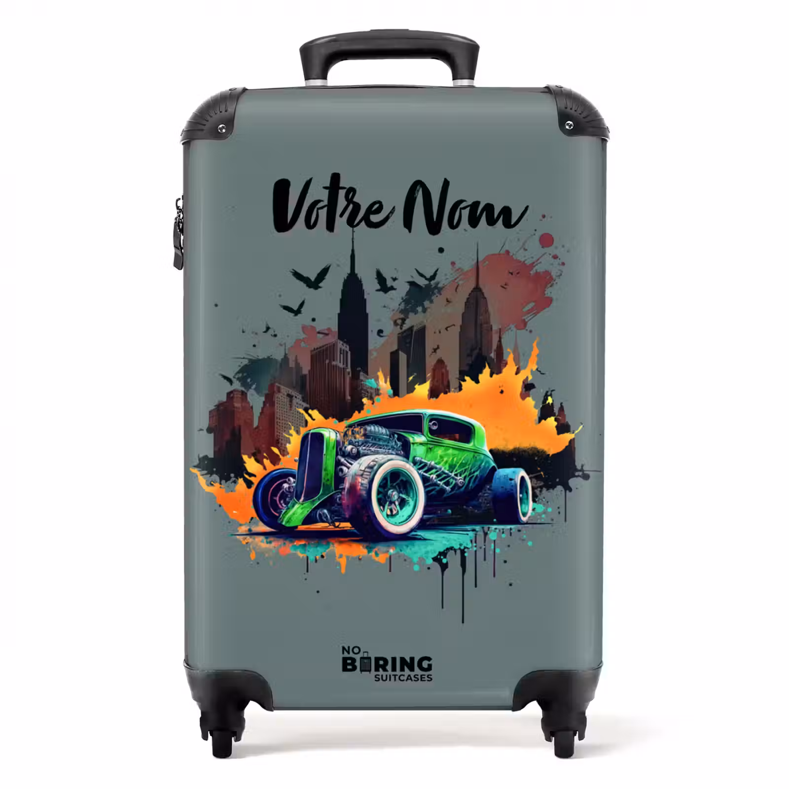 Valise avec nom - Roues effrayantes — 1