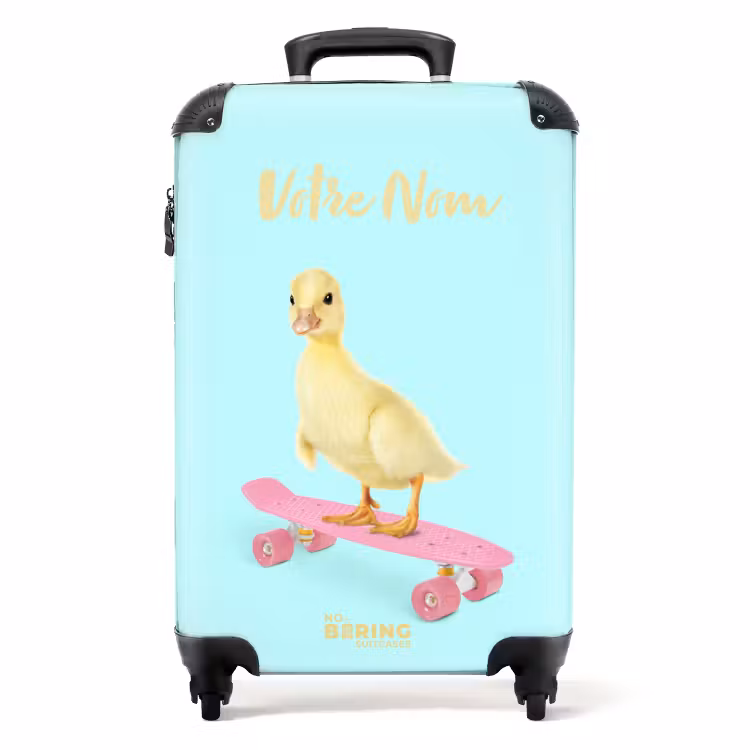 Valise avec nom - Bec skateur — 1