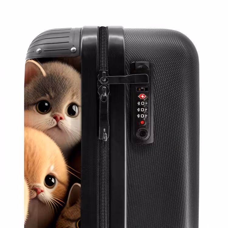 Valise avec nom - Chatons câlins — 5
