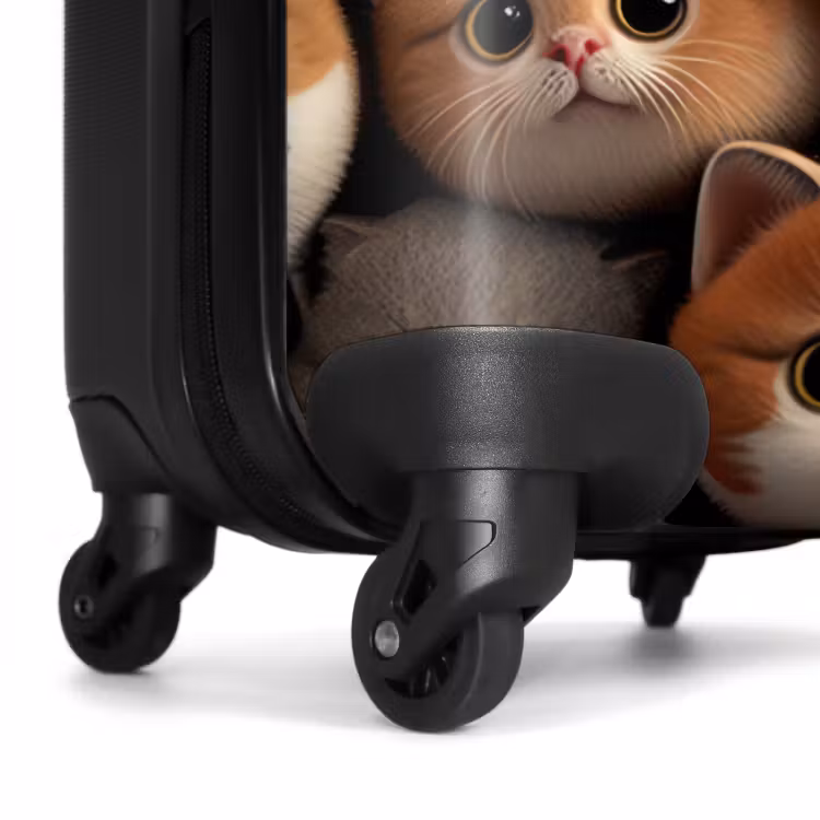 Valise avec nom - Chatons câlins — 6