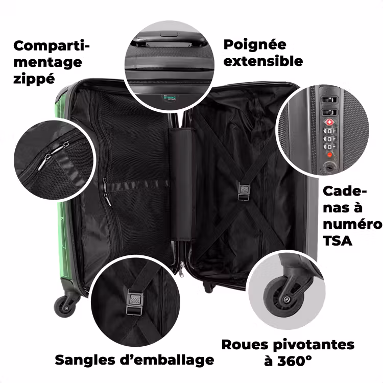 Valise avec nom - Cornet de cacatoès — 3