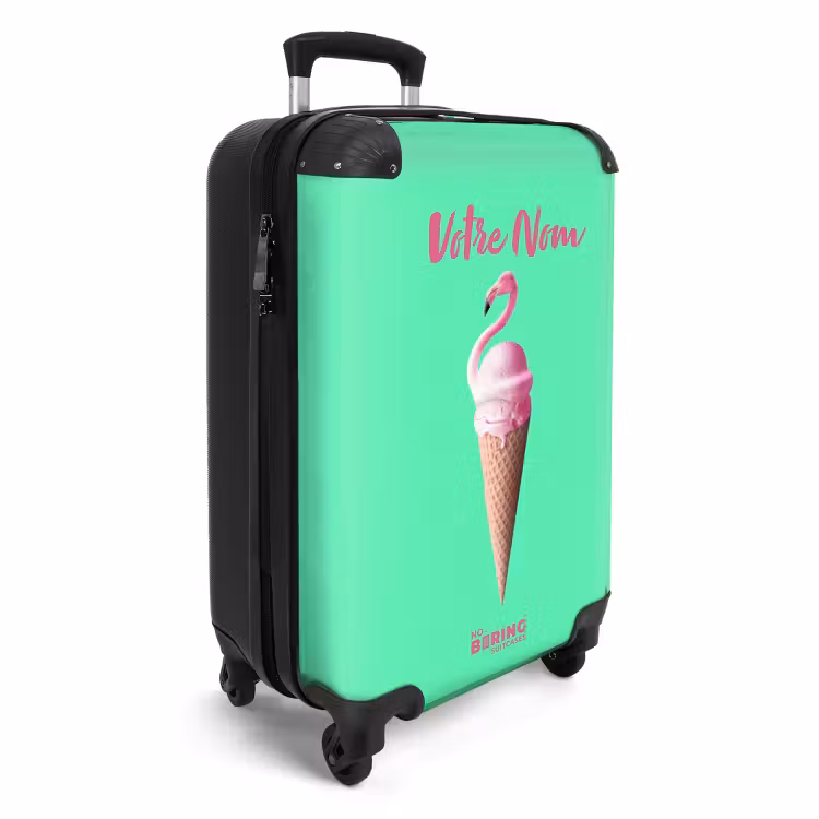 Valise avec nom - Cornet de flamant — 2