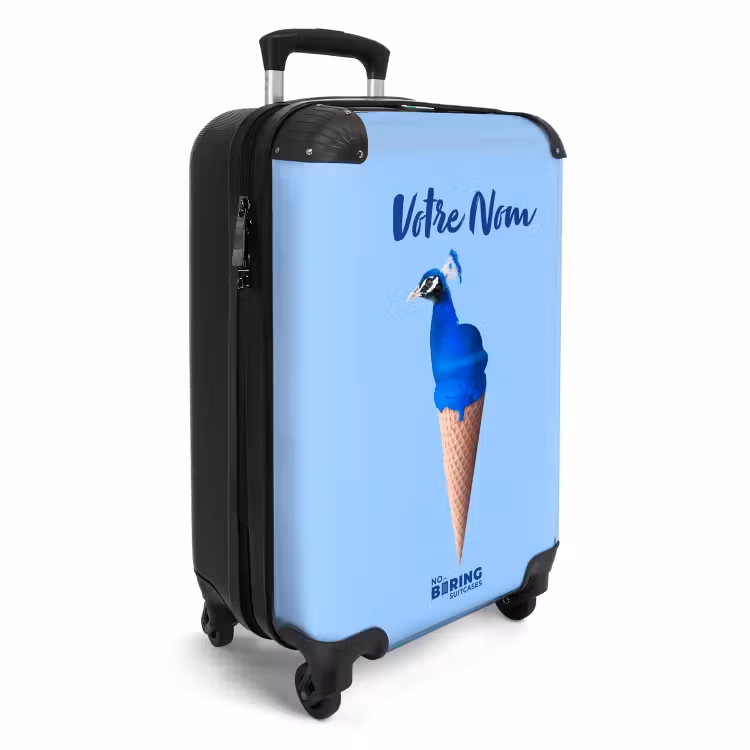 Valise avec nom - Cornet de paon — 2