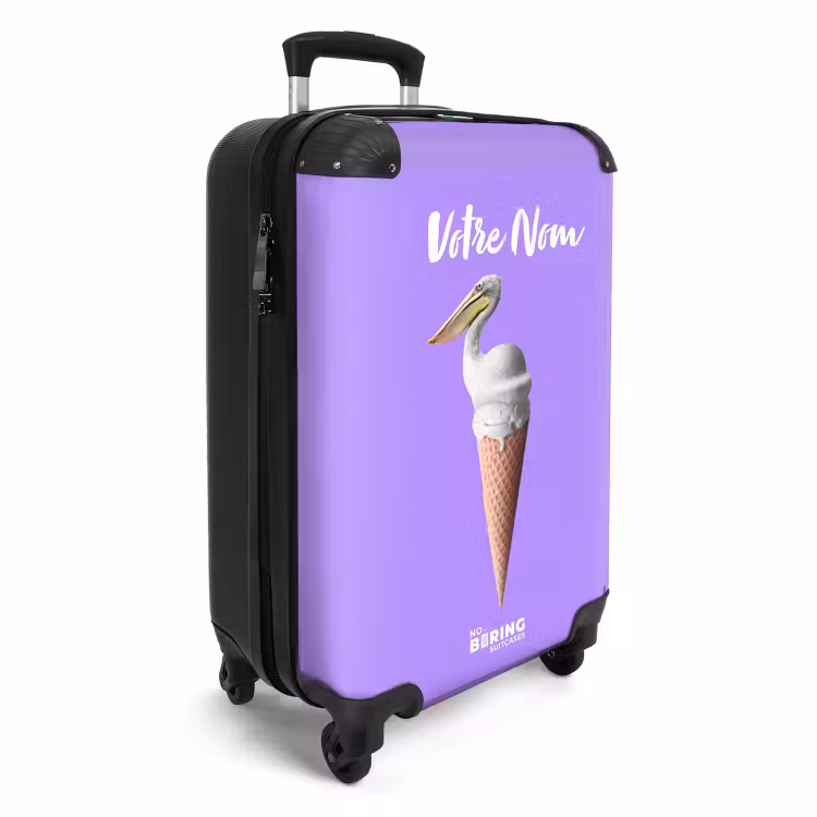 Valise avec nom - Cornet de pélican — 2