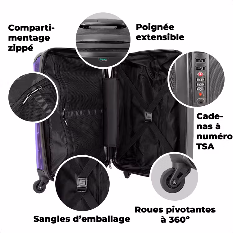 Valise avec nom - Cornet de pélican — 3