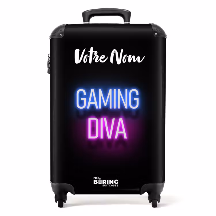 Valise avec nom - Diva du jeu — 1