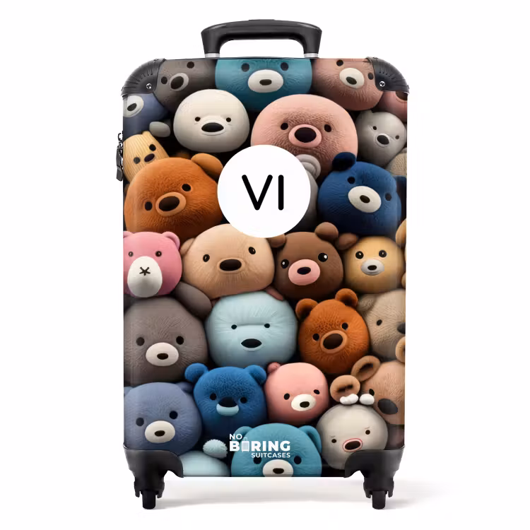 Valise avec nom - Fête des ours — 1