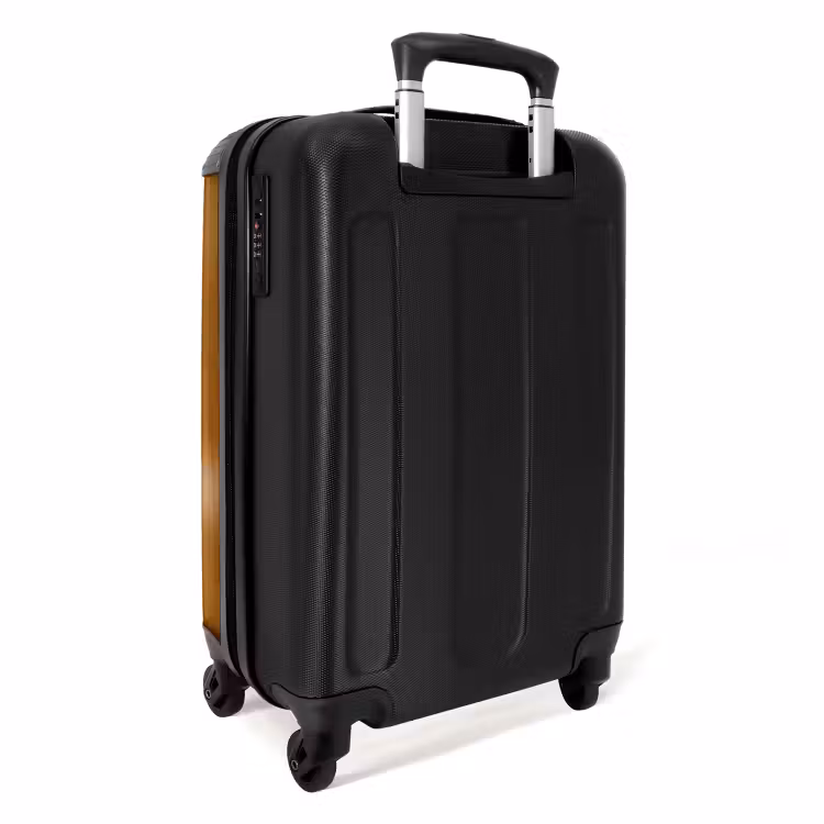 Valise avec nom - Flammes chaudes caramel — 7
