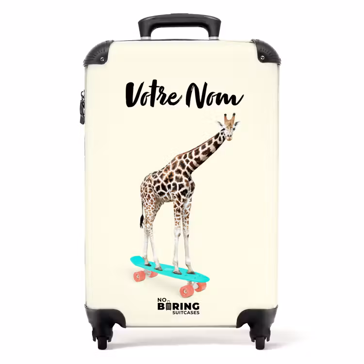 Valise avec nom - Girafe rugissante — 1