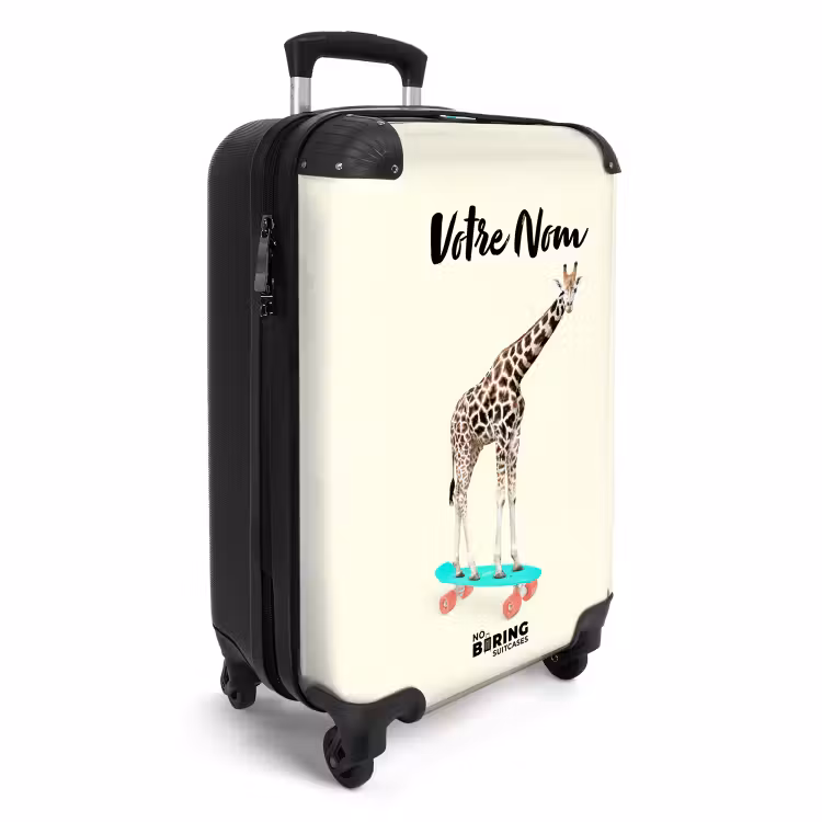 Valise avec nom - Girafe rugissante — 2