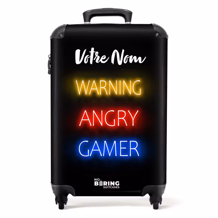 Valise avec nom - Joueur en colère — 1