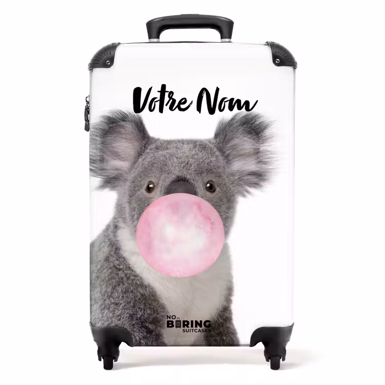 Valise avec nom - Koala chewing-gum — 1