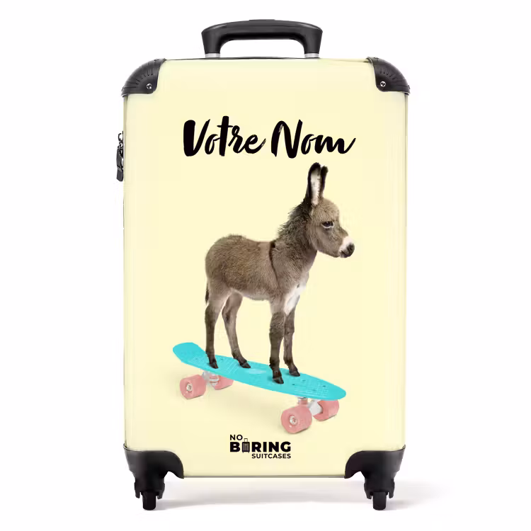 Valise avec nom - Âne en vadrouille — 4