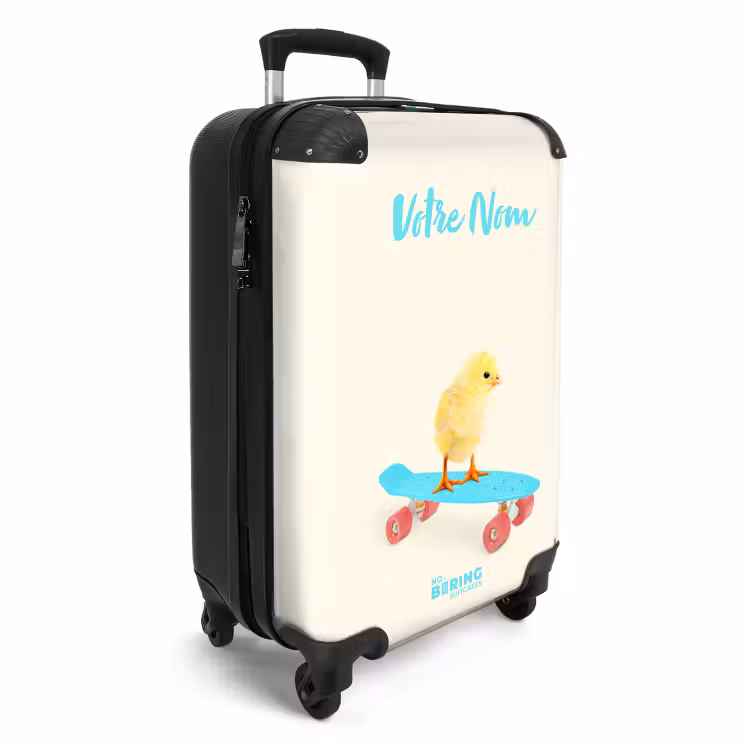 Valise avec nom - Poussin roulant — 5