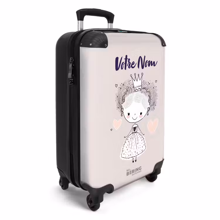 Valise avec nom - Princesse aux boucles — 2