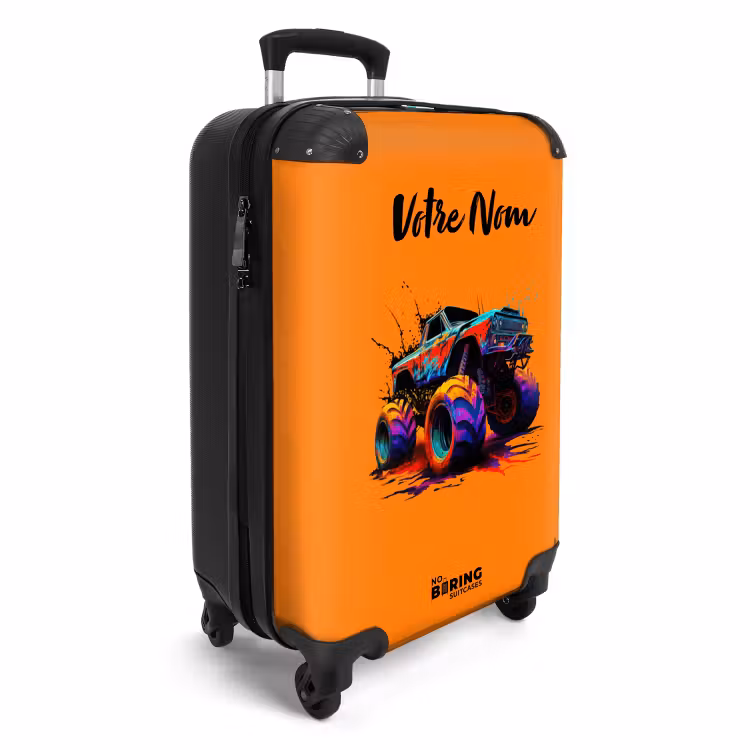 Valise avec nom - Roues arc-en-ciel — 2
