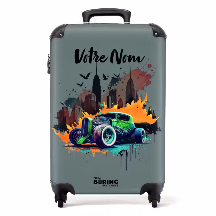 Valise avec nom - Roues effrayantes — 1